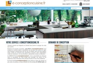Page d'accueil E-conception cuisine