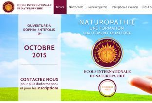 Page d'accueil école de naturopathie