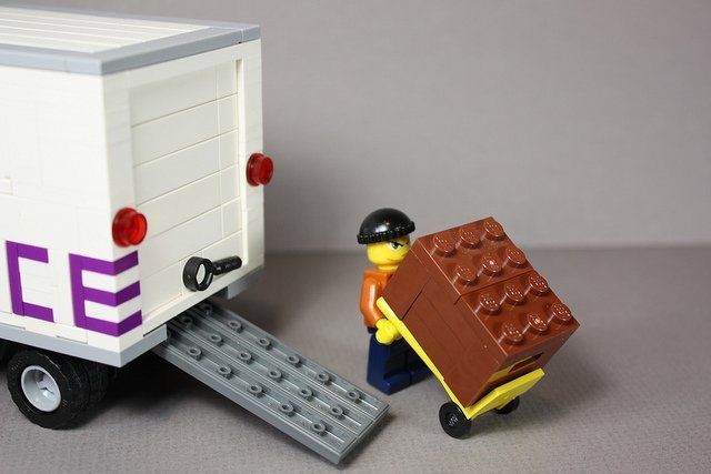 Livreur Lego.