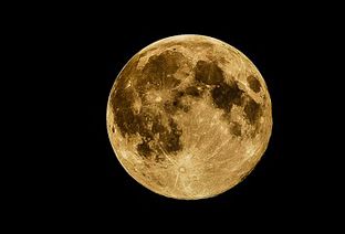 Une photo de la pleine Lune.