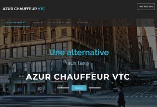 Site internet de VTC à Nice.