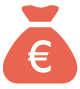 icone bourse argent euro